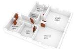 Etagenwohnung Montabaur - 3 Zimmer, 91 m&sup2;, 800&euro; | Angebot:26459305