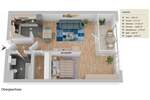 Etagenwohnung Achim Baden - 3 Zimmer, 57 m&sup2;, 198.000&euro; | Angebot:25770314