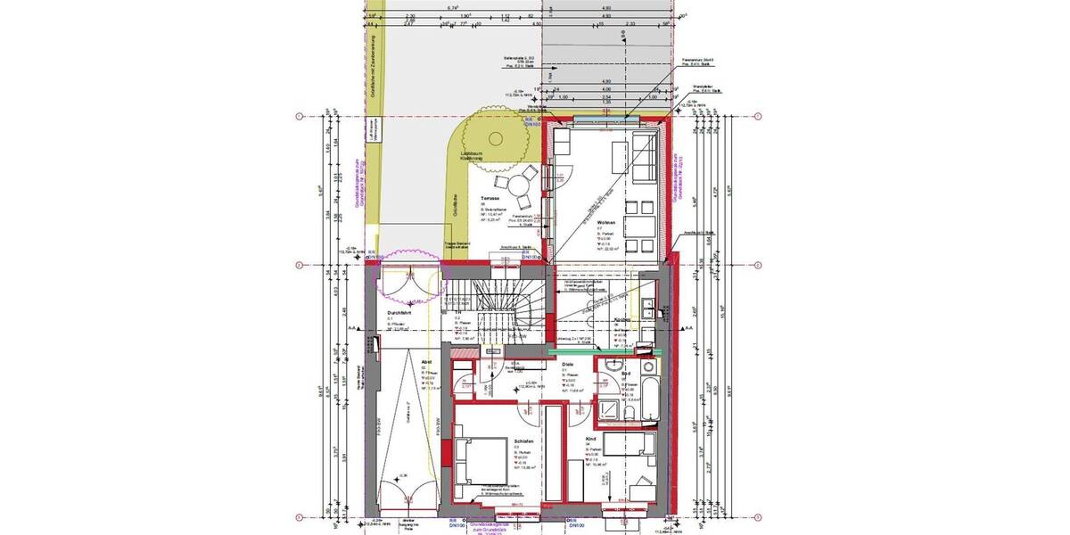 Etagenwohnung Halle (Saale) Innenstadt - 3 Zimmer, 80 m&sup2;, 1.100&euro; | Angebot:26345411