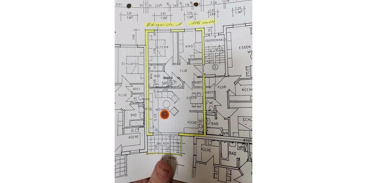 Etagenwohnung Worms - 3 Zimmer, 75 m&sup2;, 249.000&euro; | Angebot:27122024