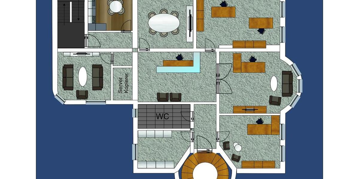 Repräsentative Bürofläche in in einer charmanten Stadtvilla zimmer