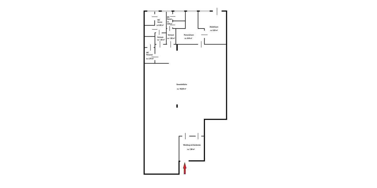 Exklusive Restaurantfläche im Ostertor: 142 m² mit vielfältigem Gestaltungspotenzial - Gewerbeobjekt Bremen Östliche Vorstadt | Angebot:26634751