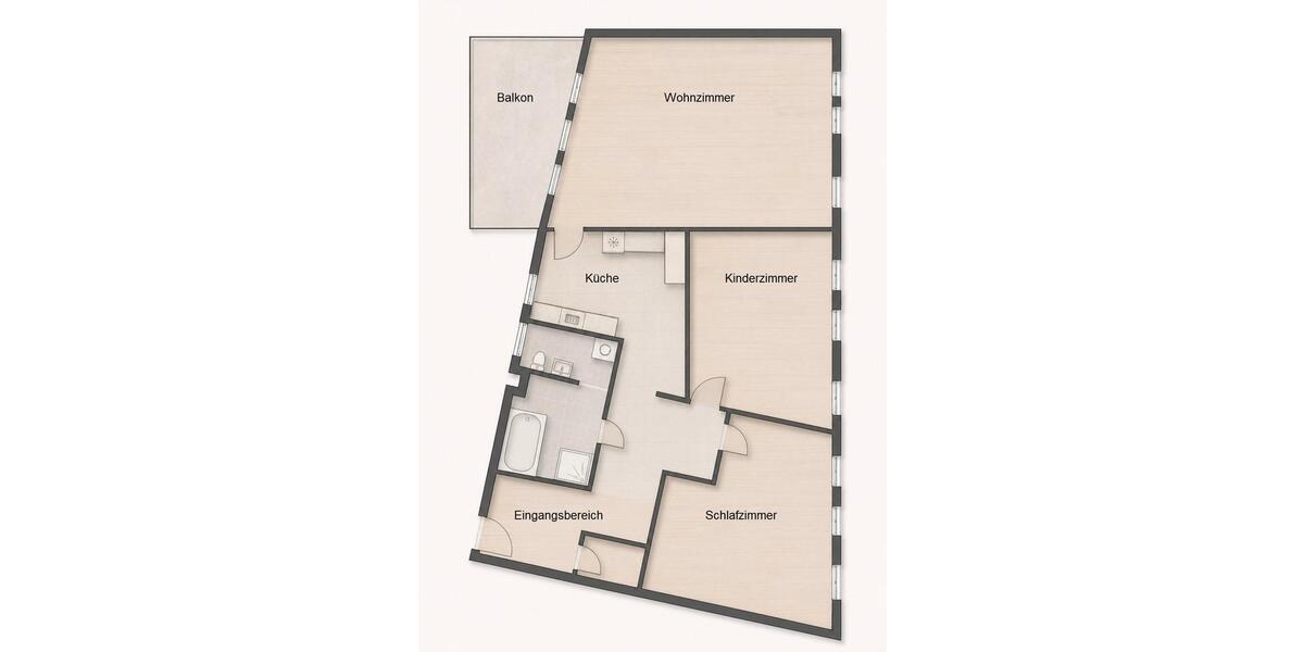 Etagenwohnung Nordhausen - 3 Zimmer, 140 m&sup2;, 980&euro; | Angebot:26373063