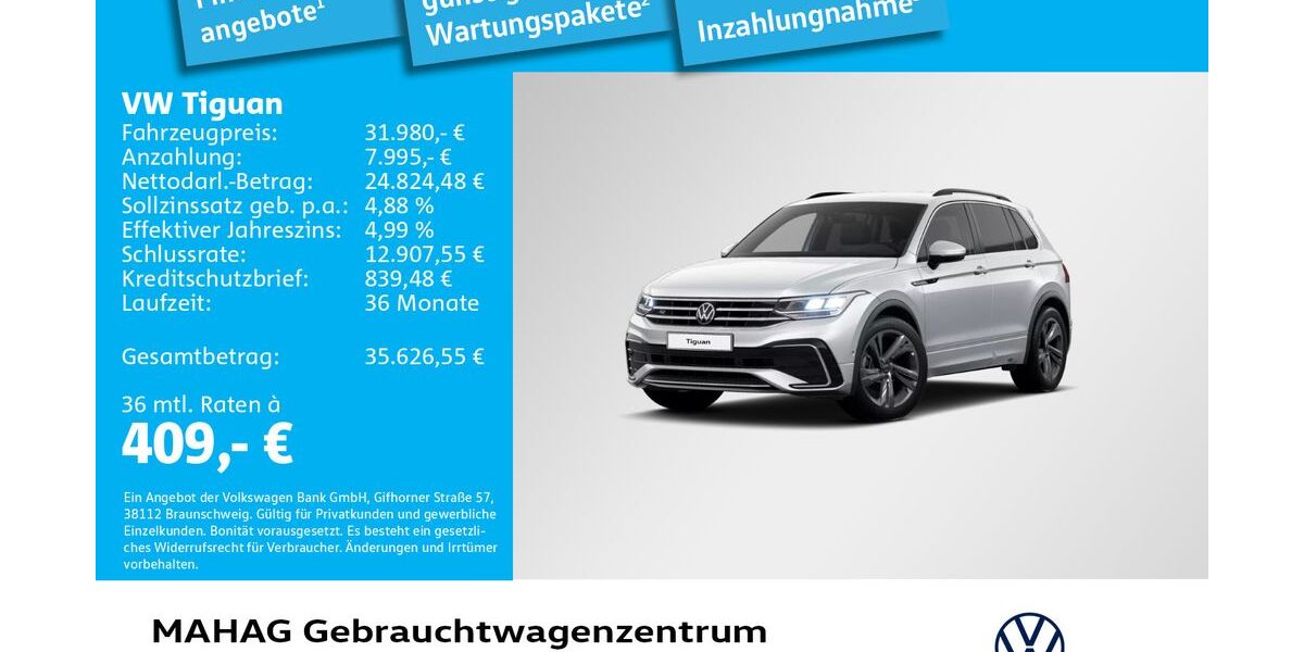 VW Tiguan 77.463 km 31.980 &euro; München 80935