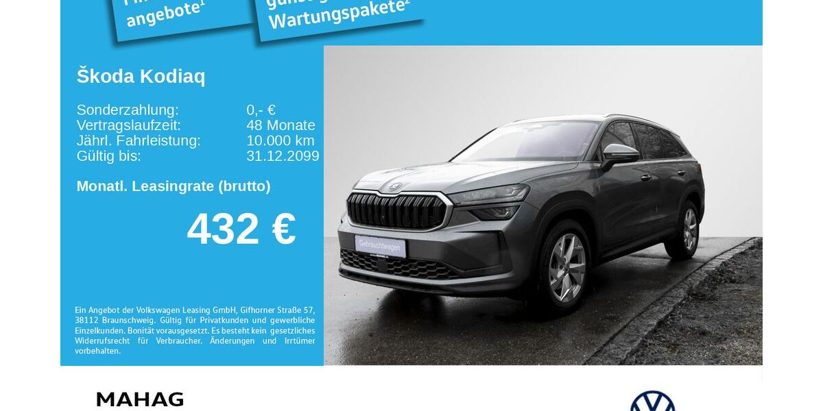 Skoda Kodiaq 3.626 km 39.983 &euro; Dachau 85221