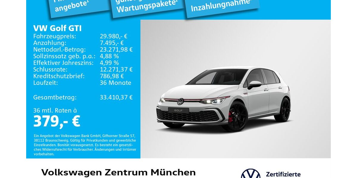 VW Golf 35.667 km 29.980 &euro; München 80687