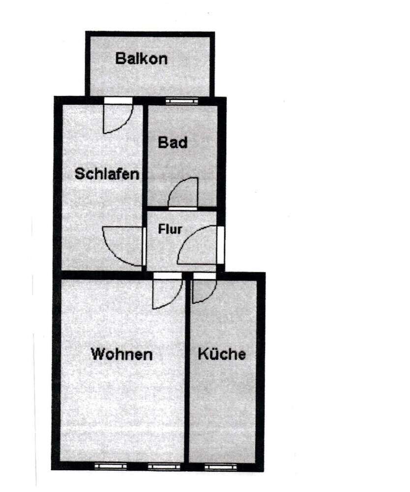 Wohnung zum Mieten in Leipzig 420 € 42.2 m²