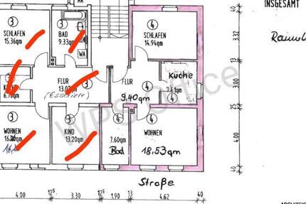 Wohnung Aue-Bad Schlema Bad Schlema - 3 Zimmer, 74 m&sup2;, 615&euro; | Angebot:26606766