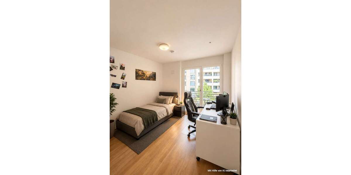 Etagenwohnung Augsburg Innenstadt - 1 Zimmer, 22 m&sup2;, 150.000&euro; | Angebot:27388217