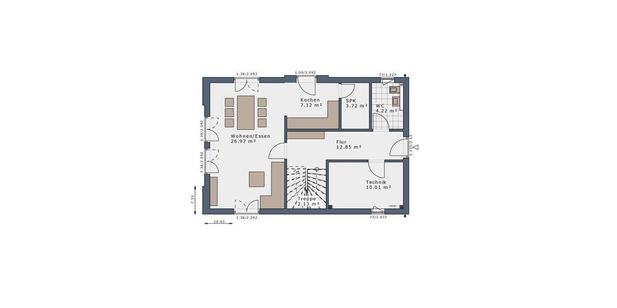 Einfamilienhaus Essen Stadtbezirk IV - 4 Zimmer, 134 m&sup2;, 1.650&euro; | Angebot:26151785