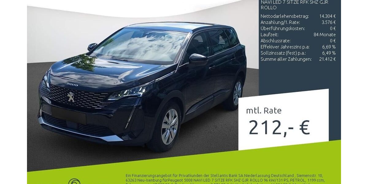 Peugeot 5008 72.695 km 18.499 &euro; Borken 46325
