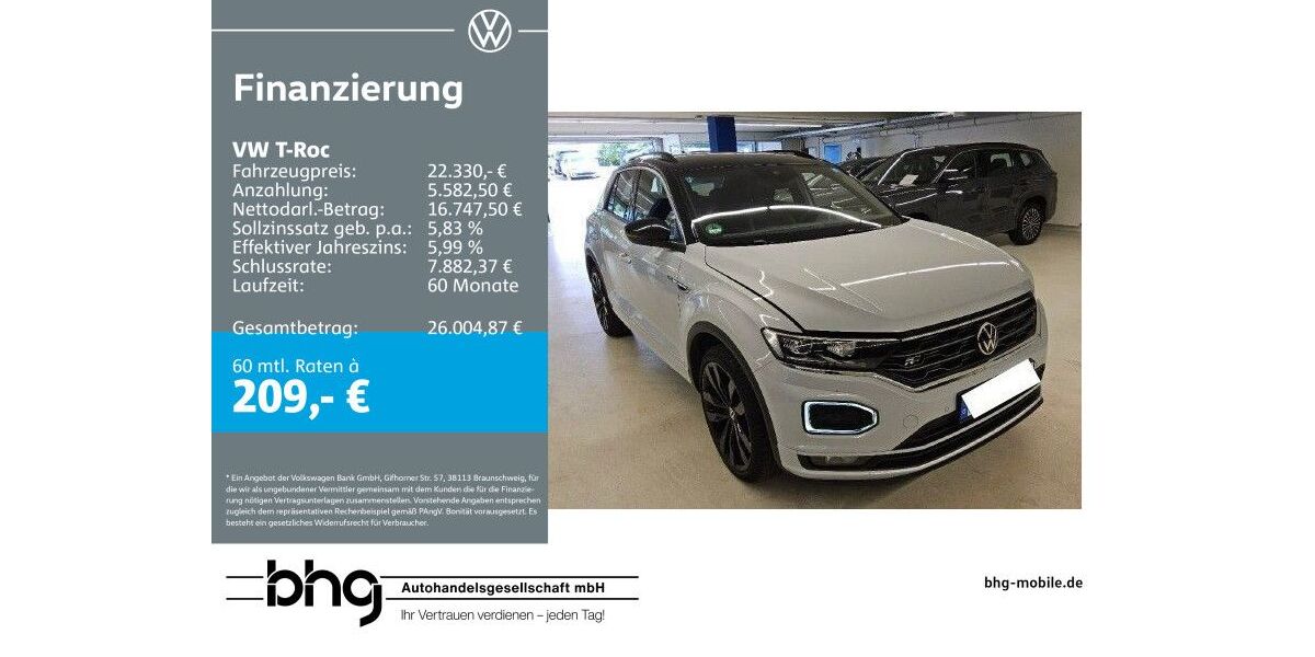VW T-Roc 92.124 km 22.330 &euro; Bühl 77815