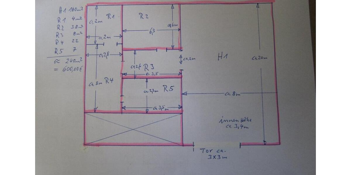 Gewerbeobjekt Blankenheim - 600&euro; | Angebot:26229303