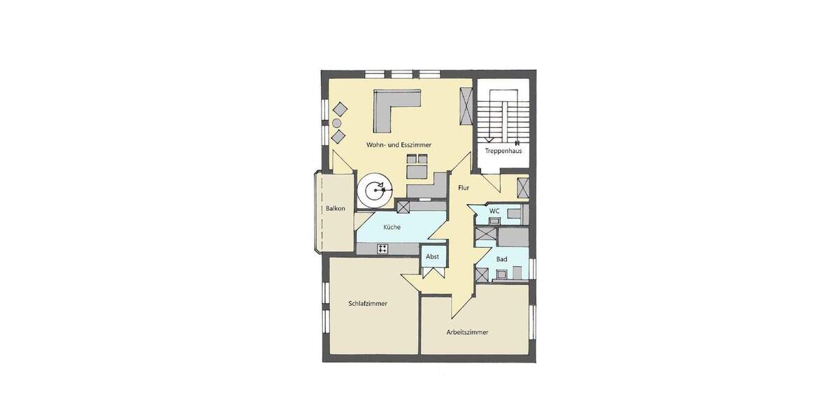 Etagenwohnung Lage - 5 Zimmer, 228.500&euro; | Angebot:25689539