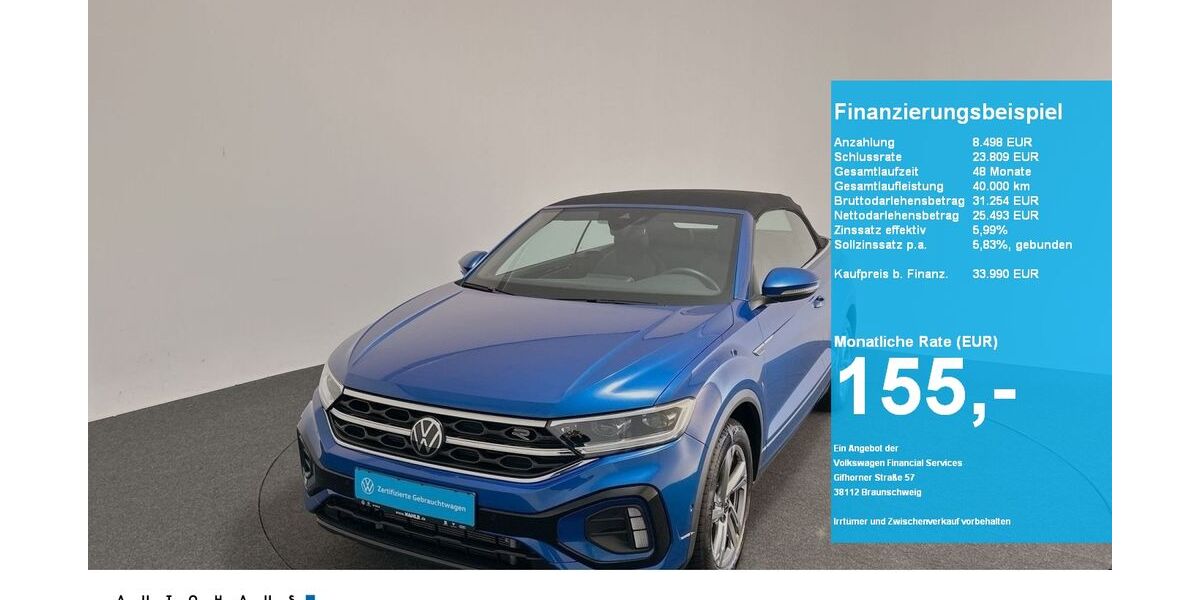 VW T-Roc 12.979 km 33.990 &euro; Walsrode 29664