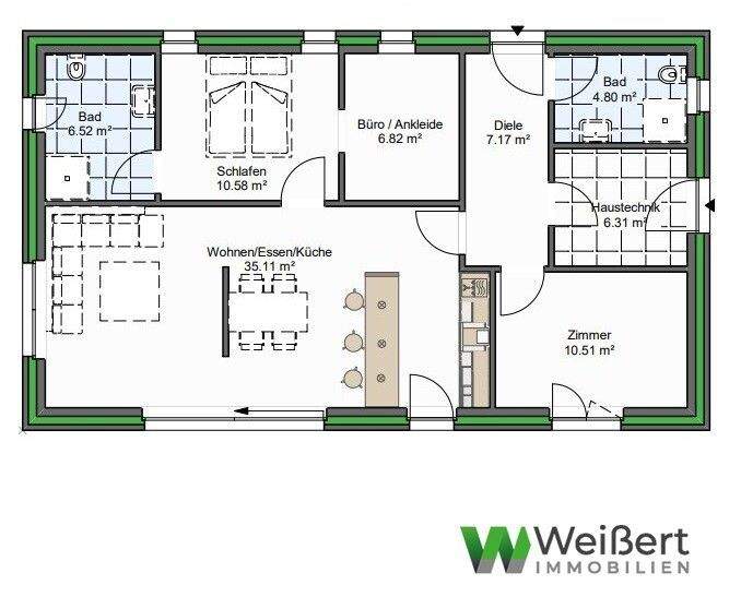 Bungalow Itzehoe - 3 Zimmer, 90 m&sup2;, 357.110&euro; | Angebot:25927087