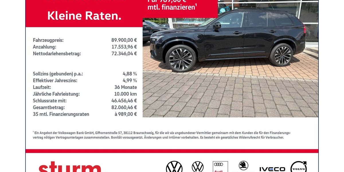 Volvo XC90 10.000 km 89.900 &euro; Altenkirchen 57610