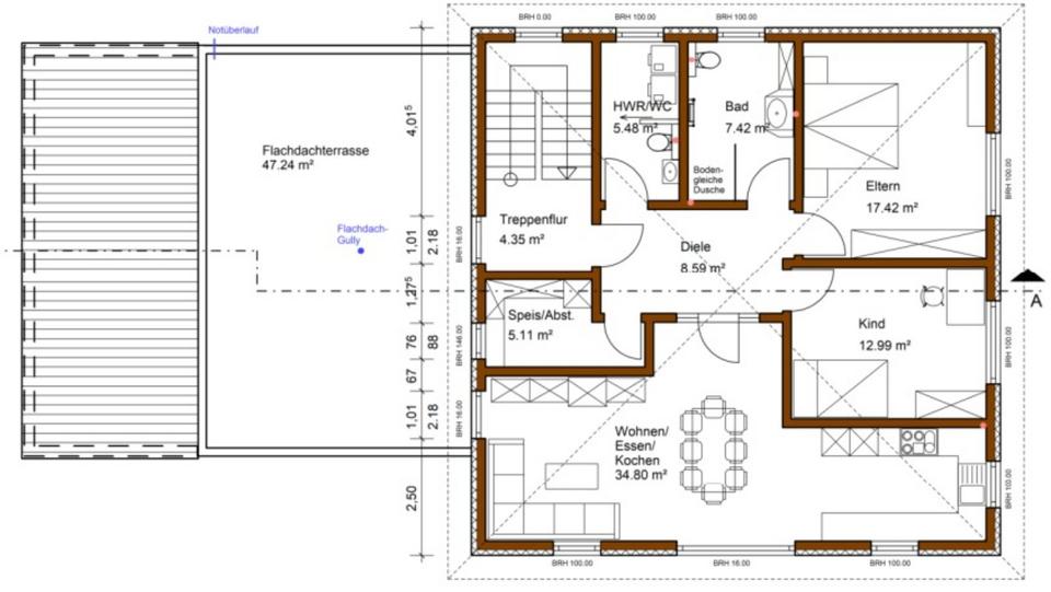 Dachgeschosswohnung mit großer Dachterrasse in Holzbauweise 5 zimmer