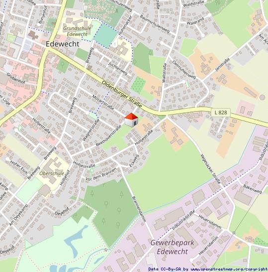 Erdgeschoßwohnung Edewecht - 2 Zimmer, 77 m&sup2;, 890&euro; | Angebot:25511129