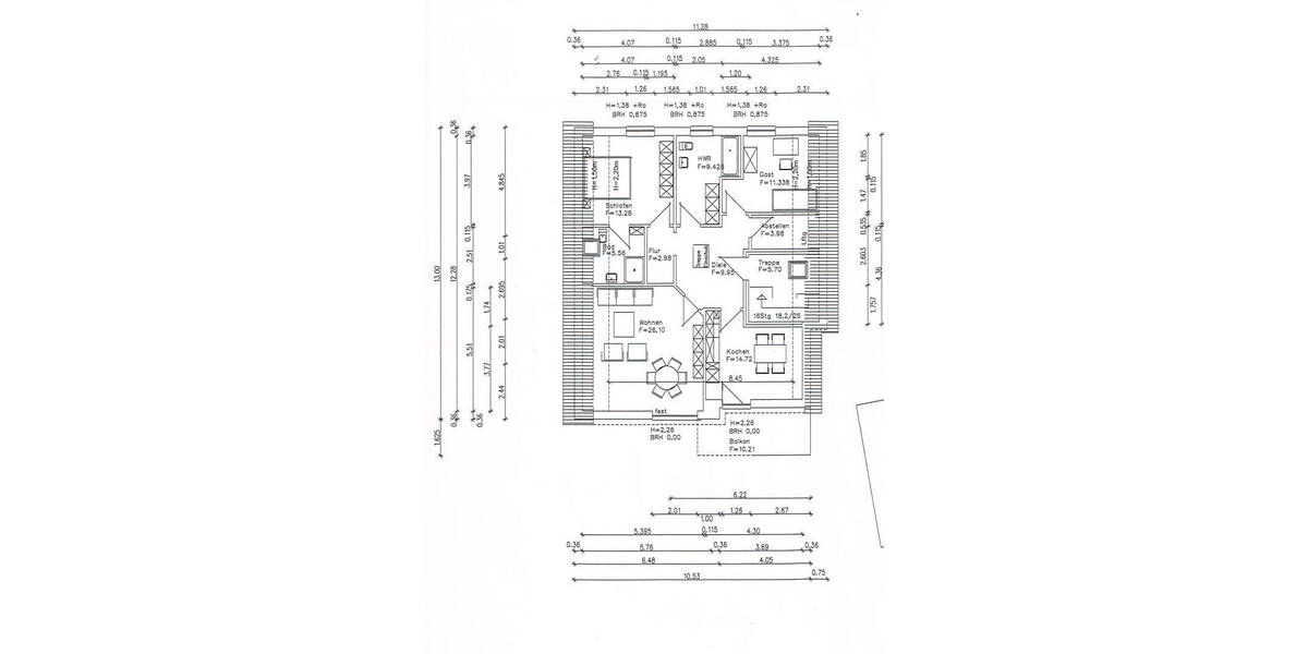 Etagenwohnung Bückeburg - 3 Zimmer, 109 m&sup2;, 1.200&euro; | Angebot:26786270