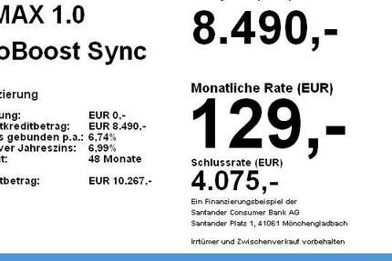 Ford B-Max 92.856 km 8.490 &euro; Kaufbeuren 87600