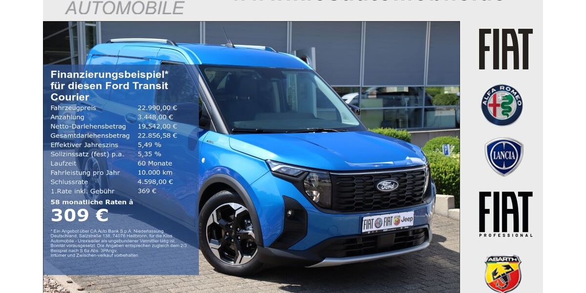 Ford Transit Courier 11.800 km 22.990 &euro; Marpingen 66646
