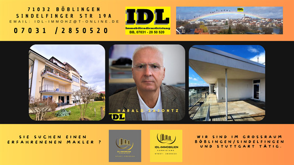 Lichtdurchflutet & gepflegt: 2-Zimmer-Wohnung mit Balkon & EBK - Etagenwohnung Böblingen | Angebot:26347789