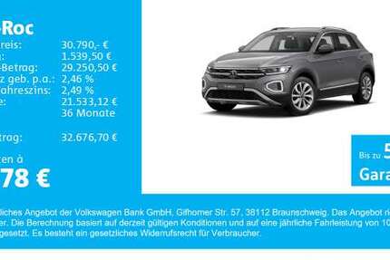 VW T-Roc 5.600 km 30.790 &euro; Gersthofen 86368
