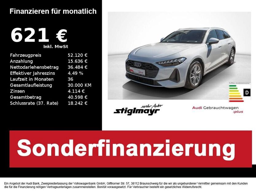 Audi A5 8.270 km 52.120 € Pfaffenhofen 85276