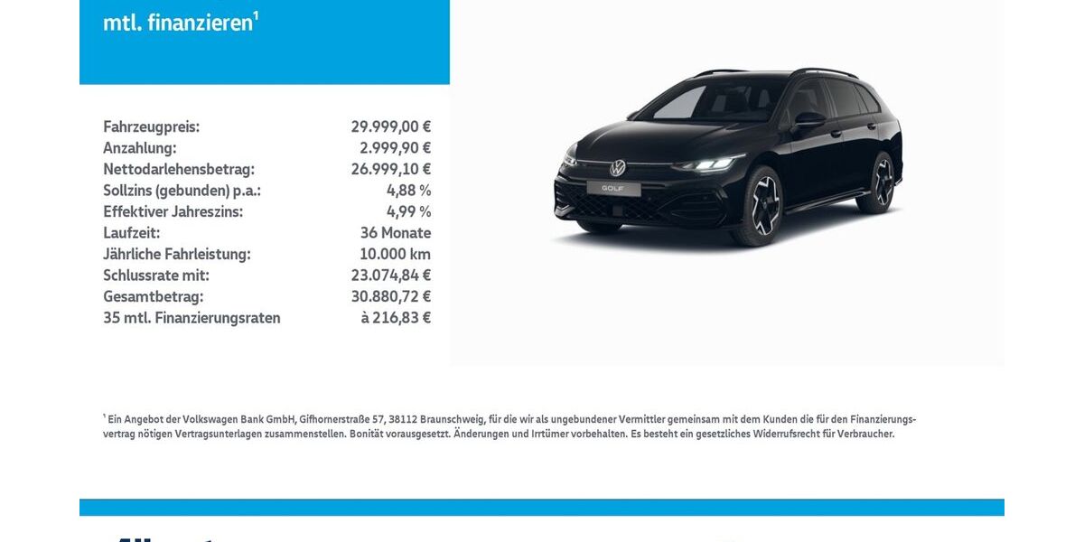 VW Golf 3.440 km 29.999 &euro; Leinefelde-Worbis/DE 37327