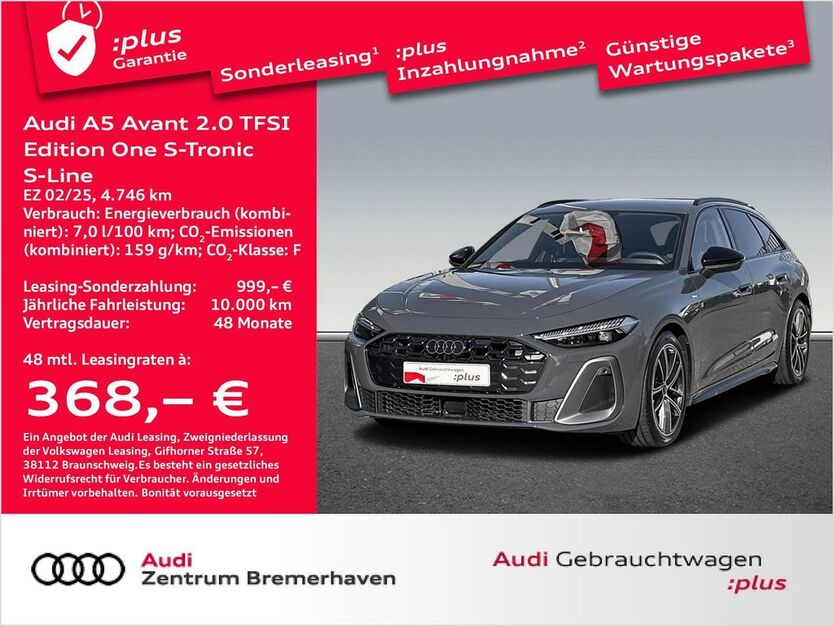 Audi A5 4.840 km 48.760 € Bremerhaven 27576