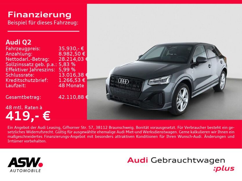 Audi Q2 7.600 km 35.930 € Heilbronn 74074