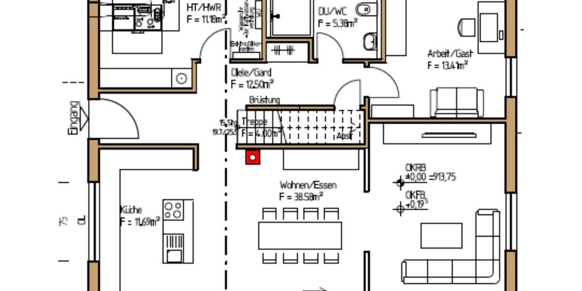 Einfamilienhaus Meßstetten - 6.5 Zimmer, 204 m&sup2;, 1.590&euro; | Angebot:24444438