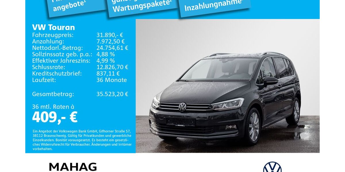 VW Touran 24.253 km 31.890 &euro; München 81825