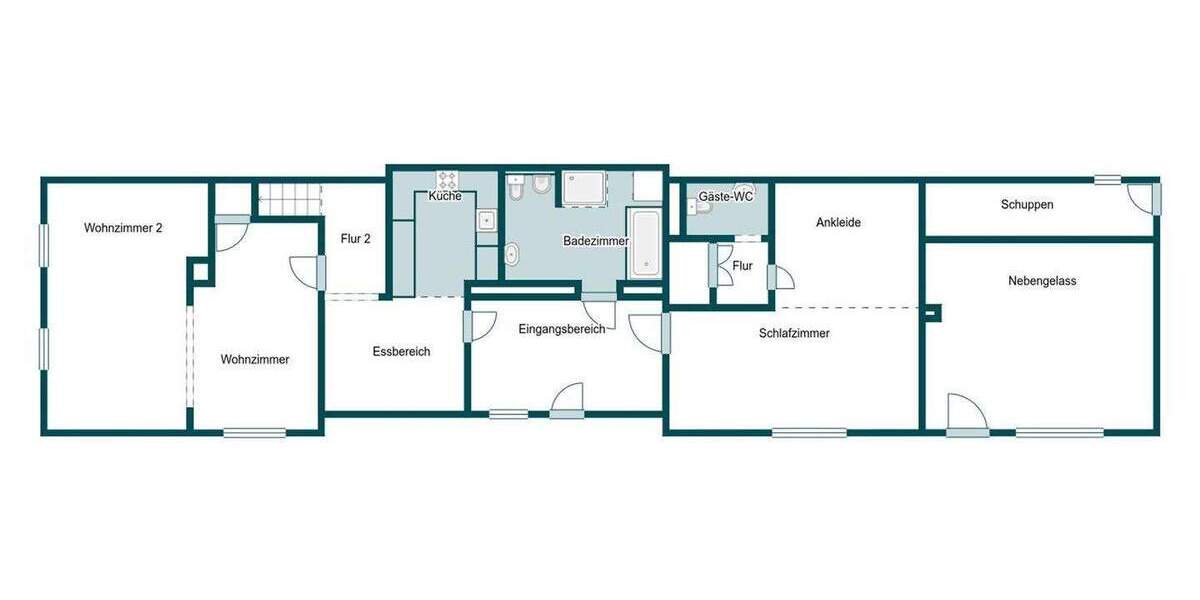 Seltene Gelegenheit in Stralsund: DHH in beliebter Lage mit großem Grundstück 3 zimmer