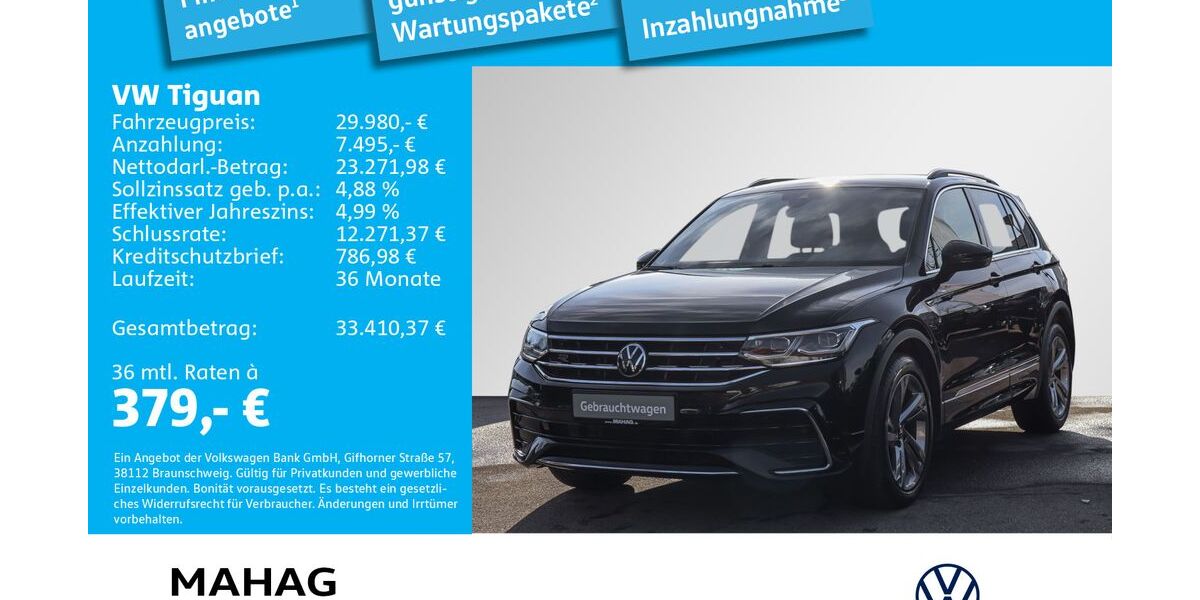 VW Tiguan 61.657 km 29.980 &euro; München 81825