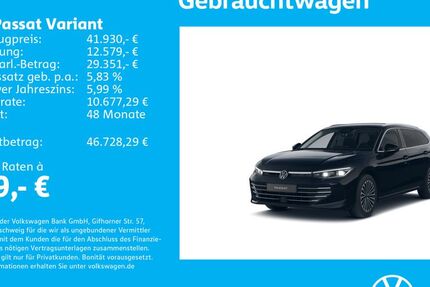 VW Passat Variant 1.505 km 41.930 &euro; Stuttgart-Feuerbach 70469
