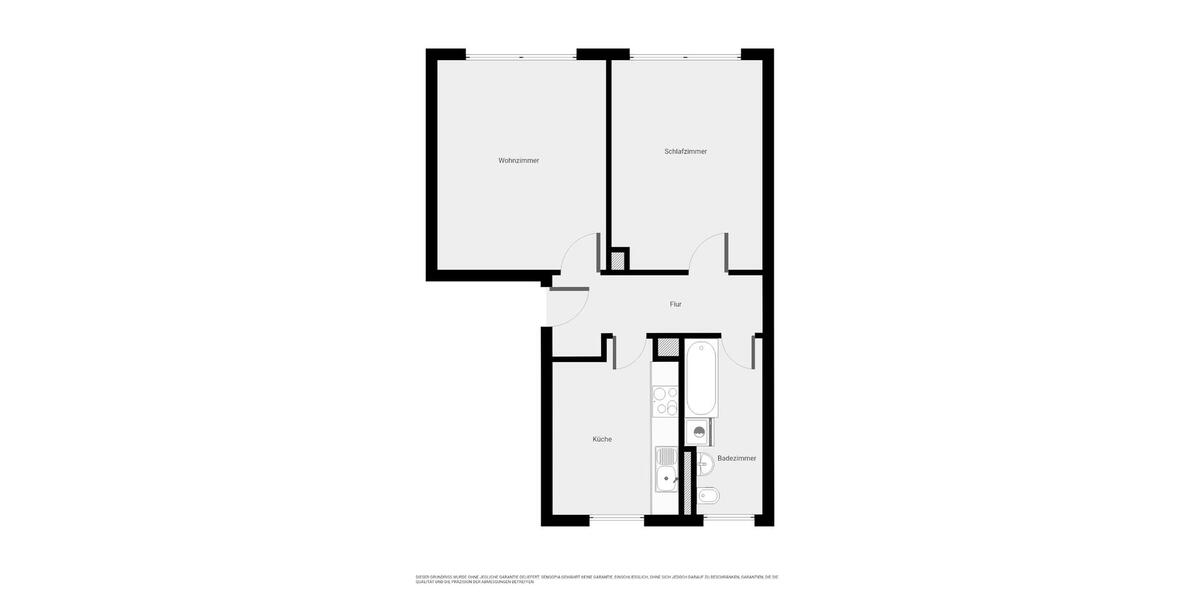 Erdgeschoßwohnung Südharz - 2 Zimmer, 52 m&sup2;, 242&euro; | Angebot:26132300