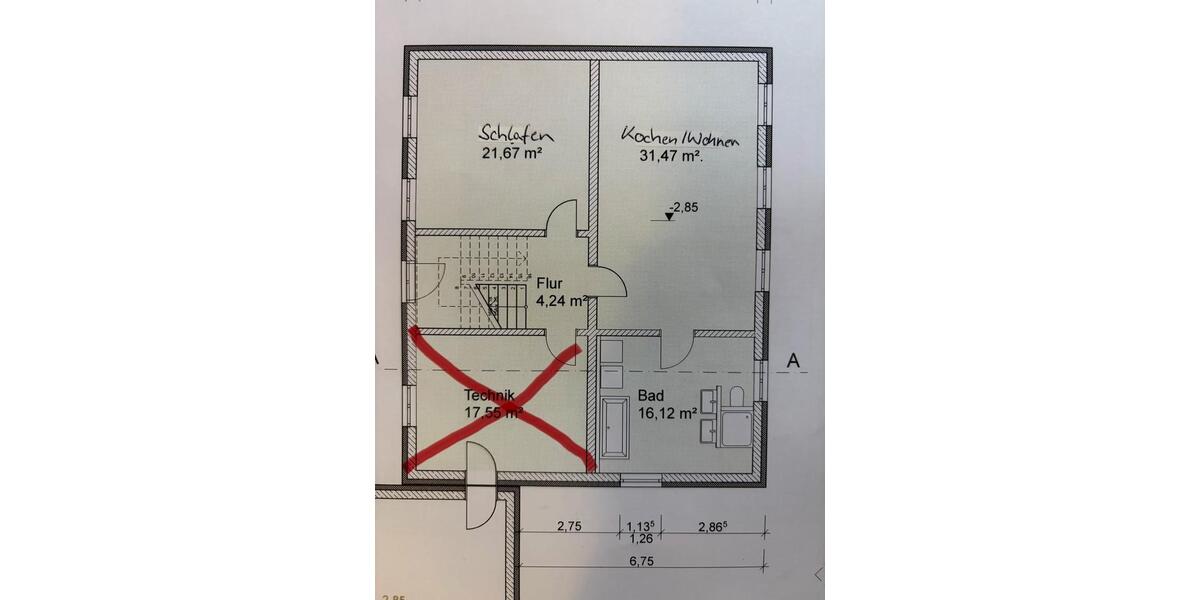 Etagenwohnung Jetzendorf - 2 Zimmer, 72 m&sup2;, 850&euro; | Angebot:26407094