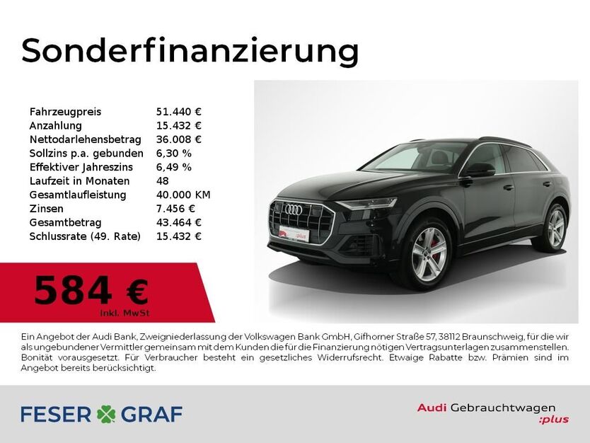 Audi Q8 73.500 km 51.440 € Nürnberg 90411