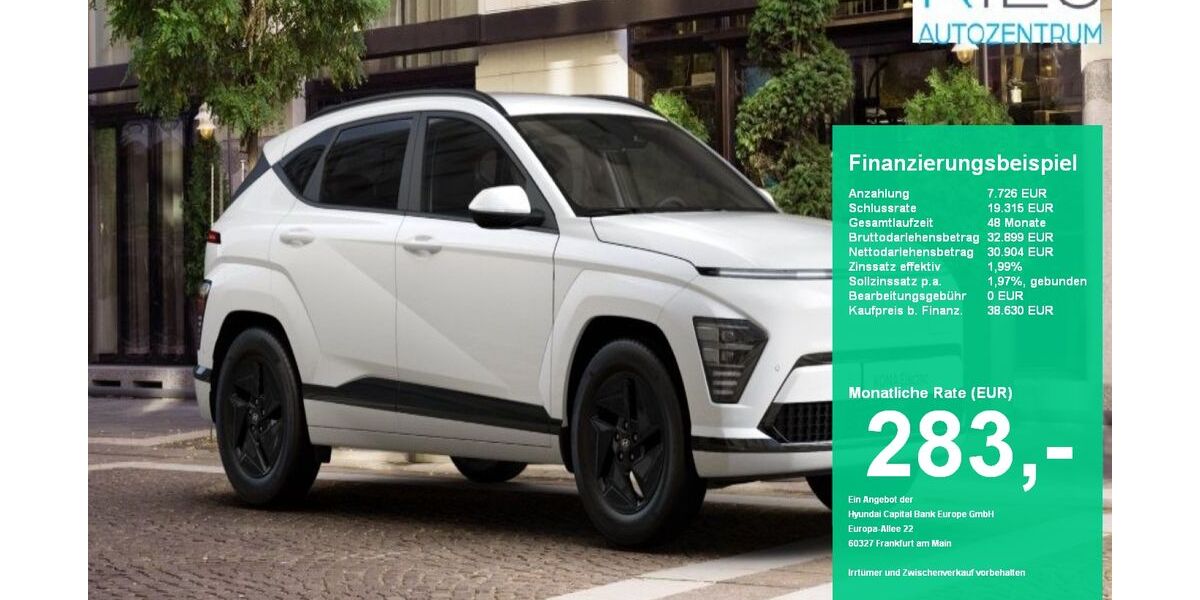 Hyundai KONA 1.255 km 38.630 &euro; Bad Soden-Salmünster 63628