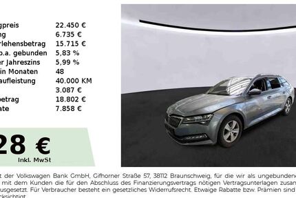 Skoda Superb 121.050 km 22.450 &euro; Nürnberg 90431