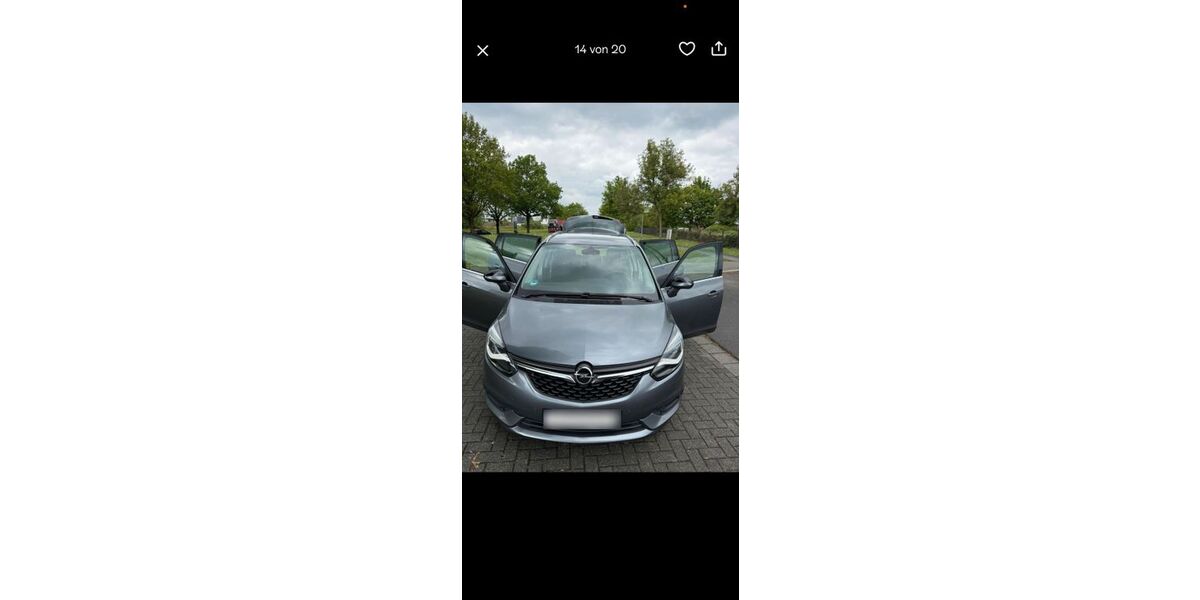 Opel Zafira 105.000 km 12.900 &euro; Siershahn 56427