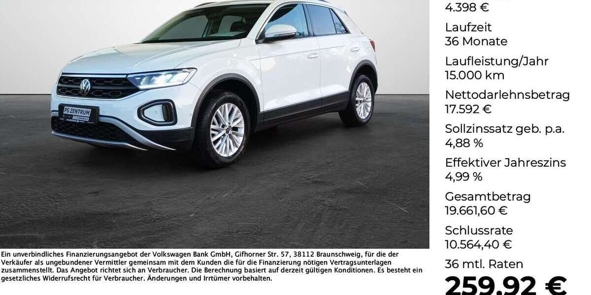 VW T-Roc 52.345 km 21.990 &euro; Versmold 33775