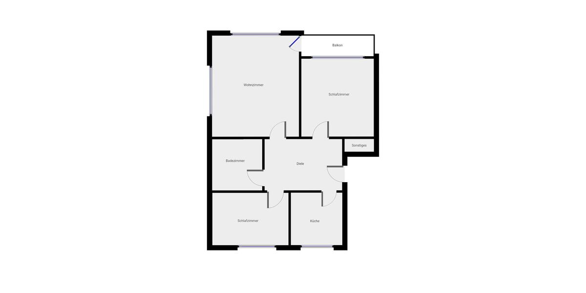 Etagenwohnung Werdohl - 3 Zimmer, 64 m&sup2;, 322&euro; | Angebot:26637416