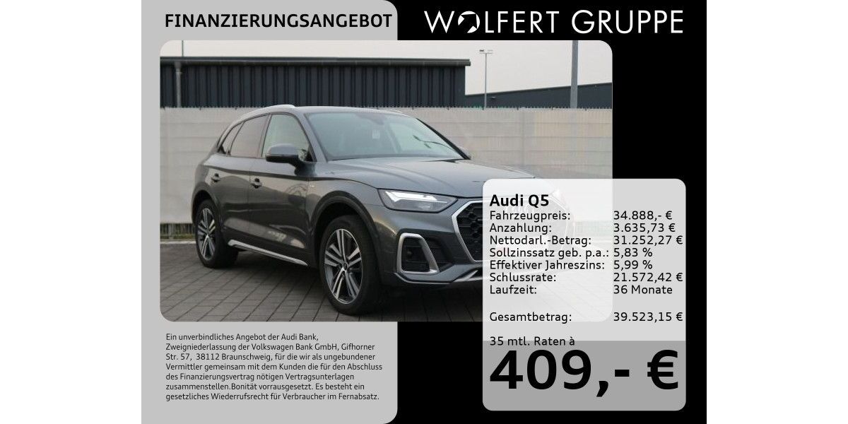 Audi Q5 93.100 km 34.575 &euro; Großwallstadt 63868
