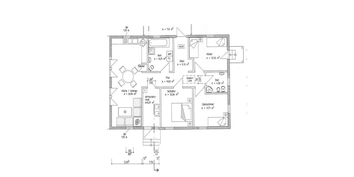 Einfamilienhaus Lübz - 3 Zimmer, 112 m&sup2;, 334.000&euro; | Angebot:26236523