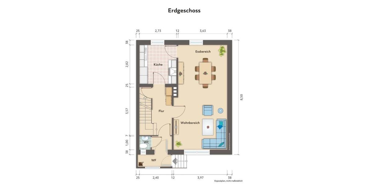 Doppelhaushälfte Reinsdorf - 4 Zimmer, 90 m&sup2;, 180.000&euro; | Angebot:21545149