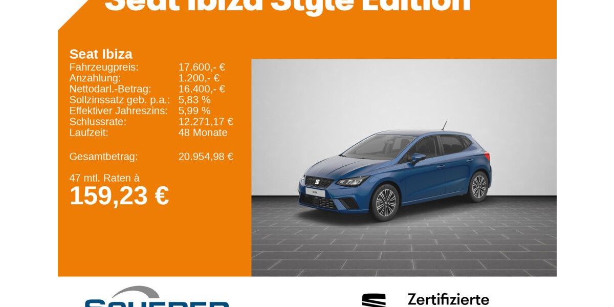 Seat Ibiza 37.479 km 16.300 &euro; Ludwigshafen 67063