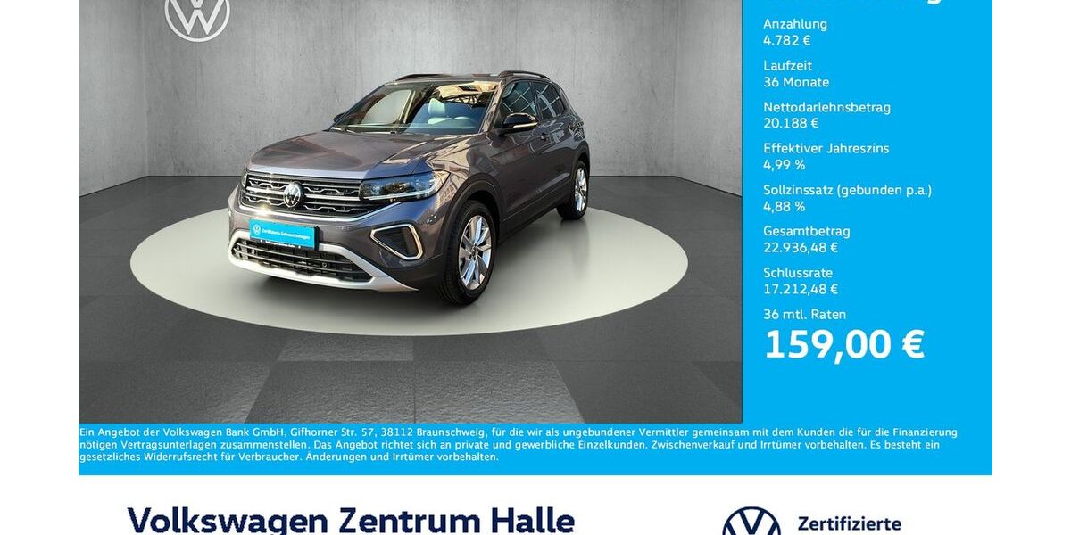 VW T-Cross 16.387 km 24.970 &euro; Halle/Saale 06110